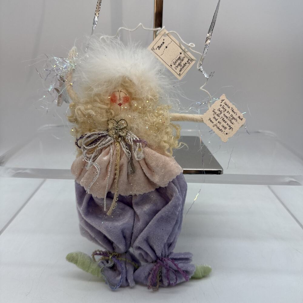 Handmade Craft Dolls, Vintage Fabrics, with quotes By Vintage Originals Atlanta